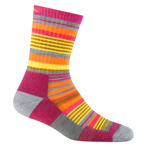 Women's Sierra Stripe Micro Crew Lightweight Hiking Sock-Last Chance